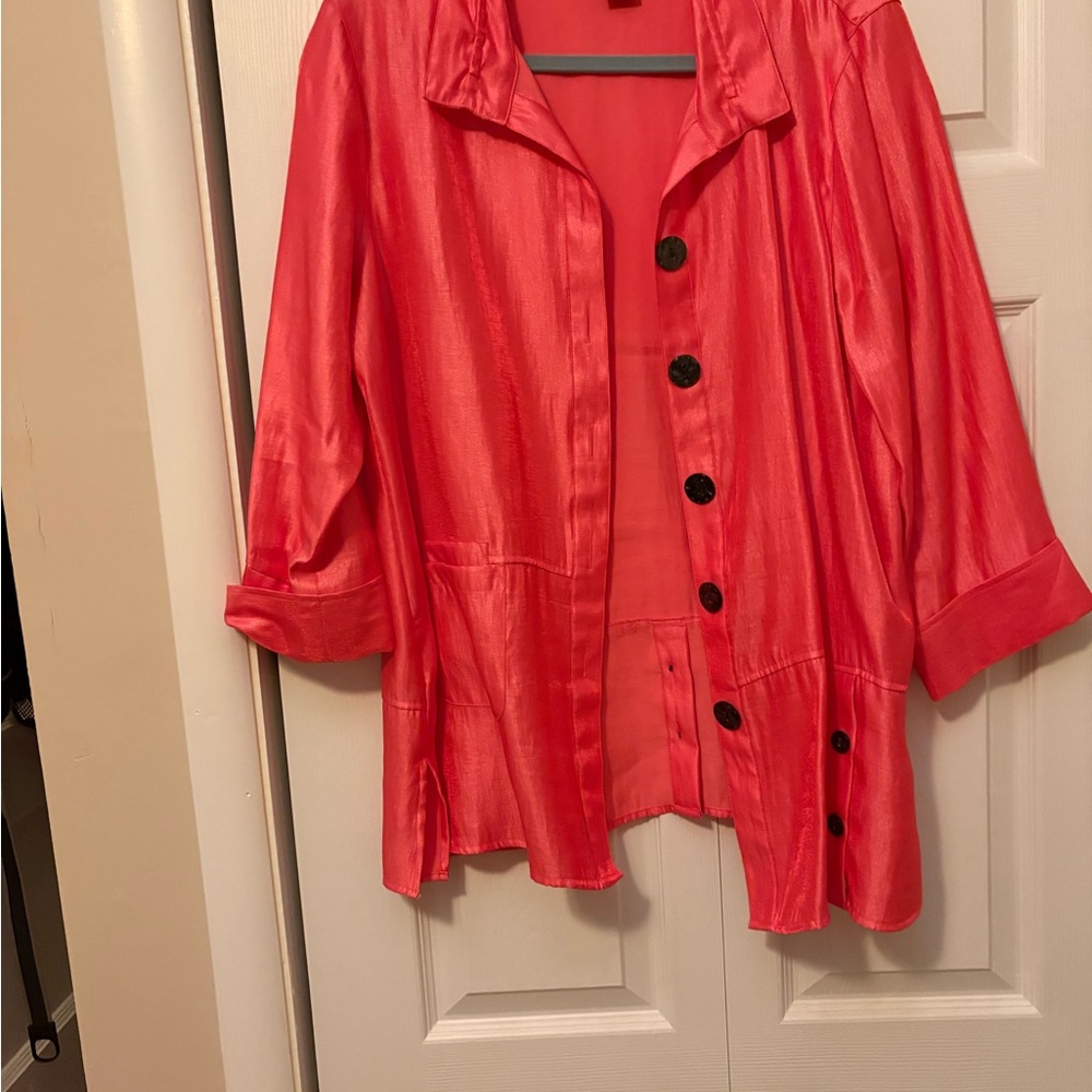 Ali Miles Coral Jacket